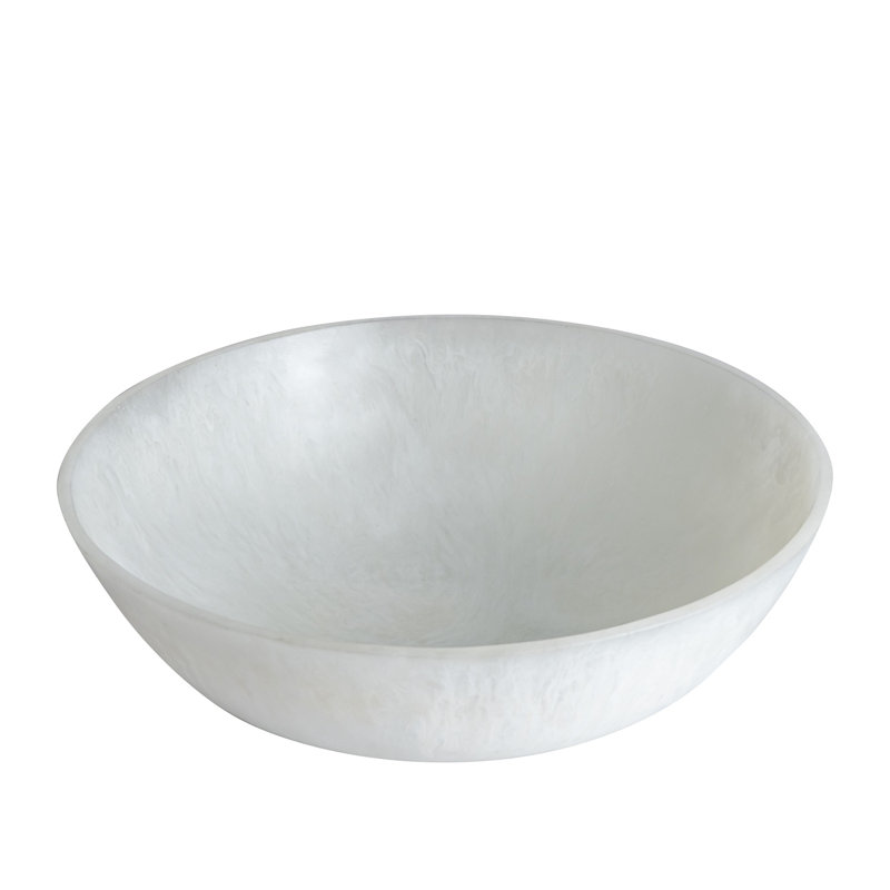 Bol en résine blanche Lee