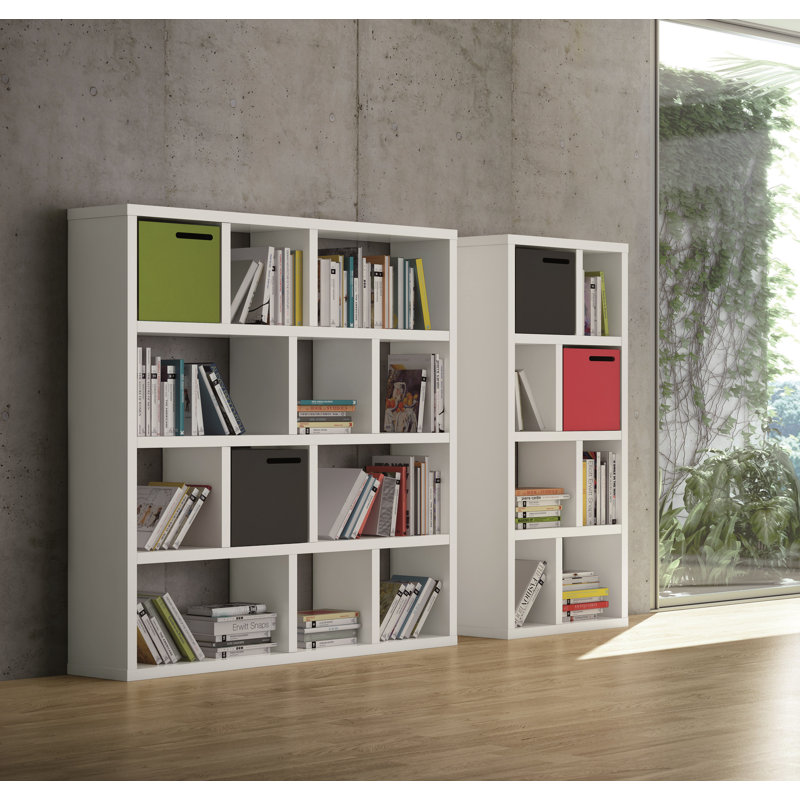 Sighfrith 159cm H x 70cm W Standard Bookcase, Pure White