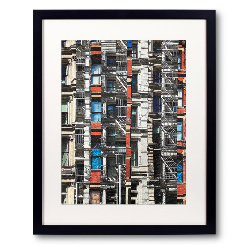 Great Escapes 3 by Marilyn Henrion, Black Framed Paper, 21.25" H x 17.25" W