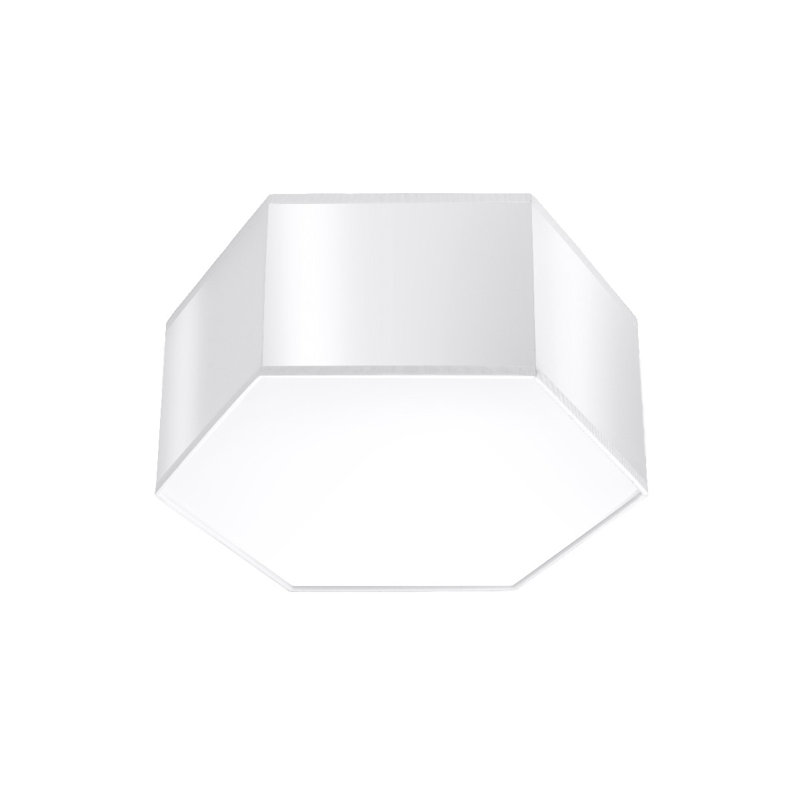 Lekhi Flush Mount, Biały, 13cm H x 30.5cm W x 26.5cm D
