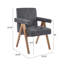 Fauteuil de salle à manger en tissu Poppy-219364727