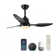 42" Smart Ceiling Fan With Lights Remote