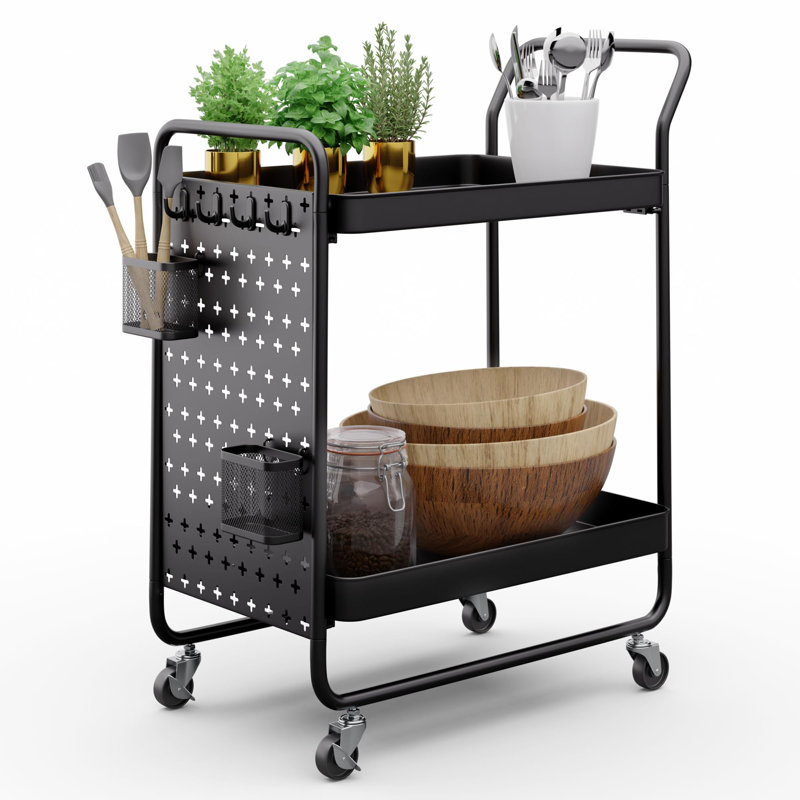 Wood Bar Cart