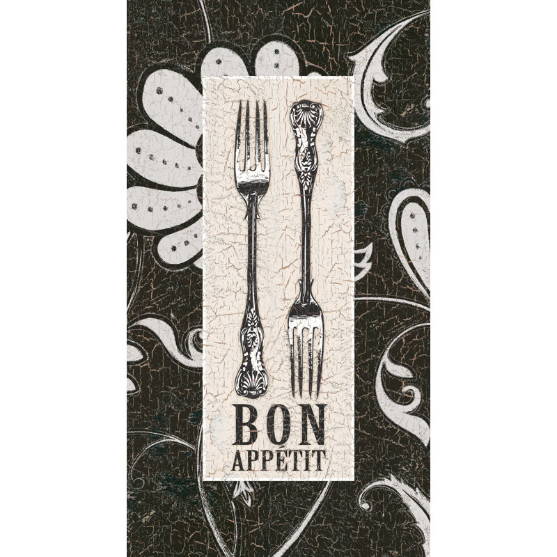 Bon Appetit I - Painting Print, 76 cm H x 51 cm W, Black Floater Framed