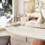 Ensemble de table de salle à manger de cuisine avec plateau paresseux rond amovible à plateau tournant (1 table 4/6 chaises rembourrées)-149726132-149139220-149139243