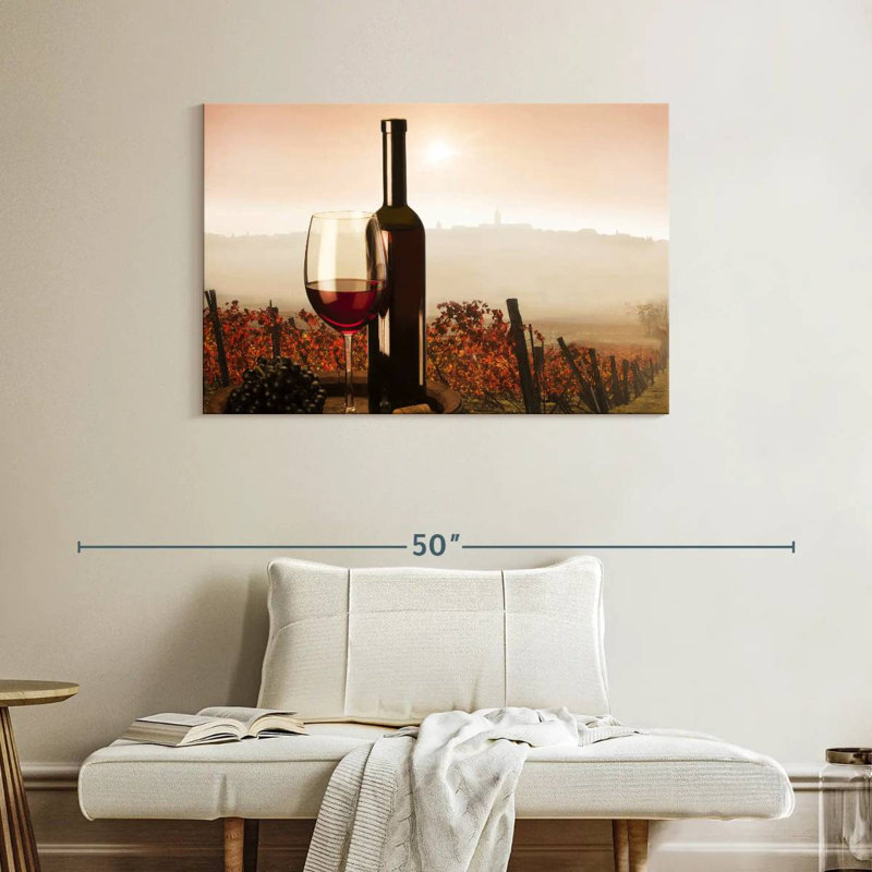 Yarlin Santa Barbara Vineyard, H 26 po x l 39 po
