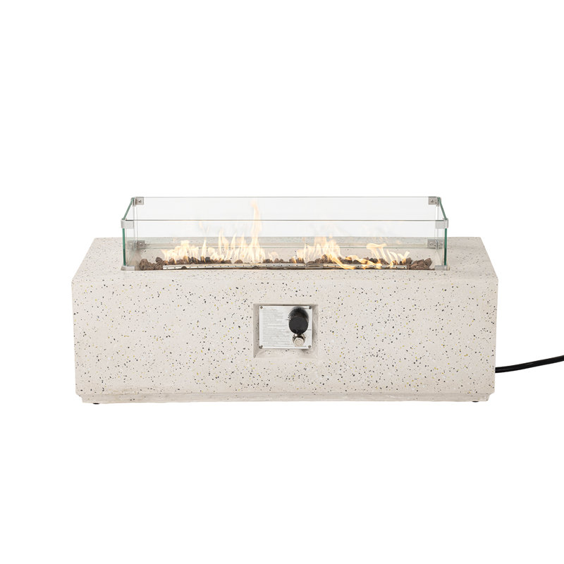 Annais Rectangle Propane Fire Pit