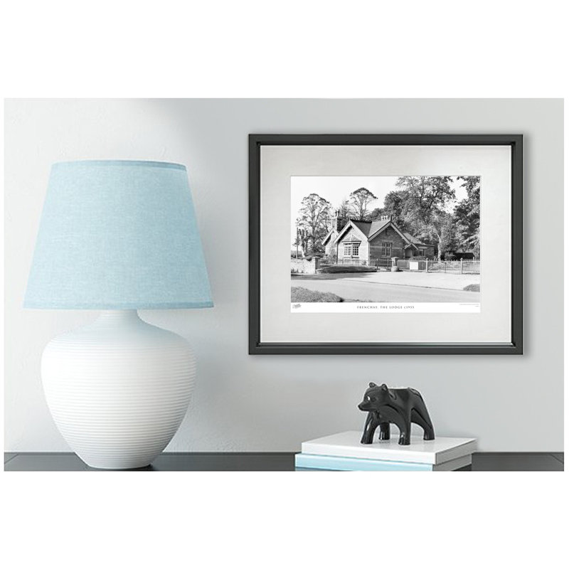 Frenchay, The Lodge C1955 - Single Picture Frame Print, 28cm H X 36cm W x 2cm D