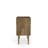 Liberty 18" W Mid-Century Modern 1-Drawer Nightstand in Rustic Brown and Yellow-2036813505