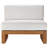 Upland Teak Wood Armless Patio Chair