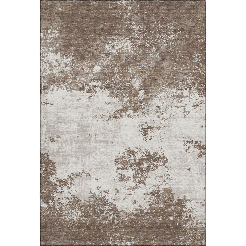 Premium Machine Washable Diskin AMF1027 Modern Rug, Rectangle 10' x 14'