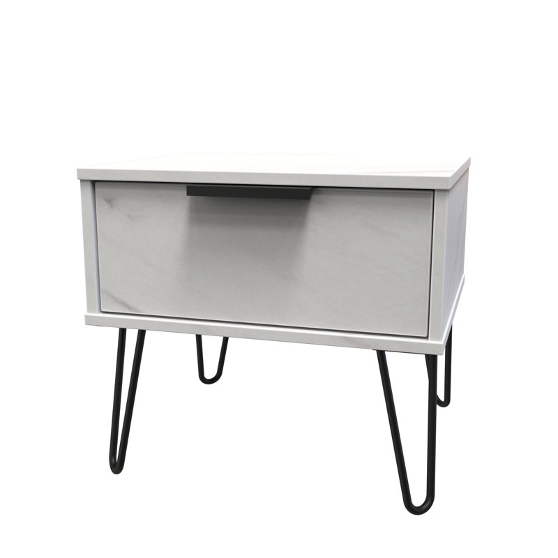 Turah 58cm W Manufactured Wood Bedside Table