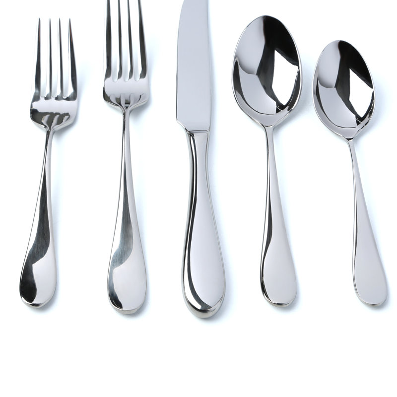 5 Piece Flatware Set, Service for 1