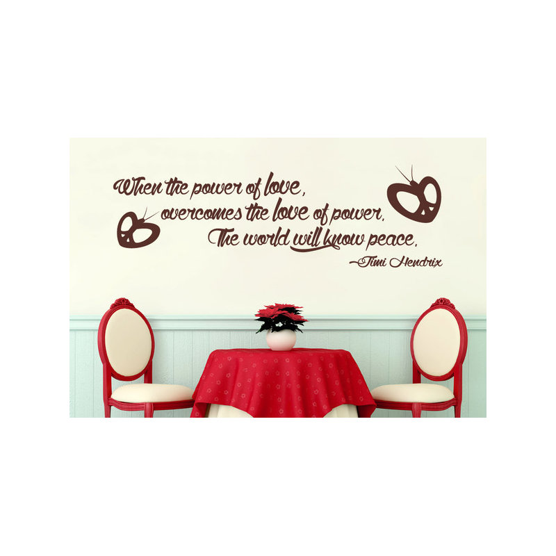 Non-Wall Damaging Wall Decal, Brown, Large