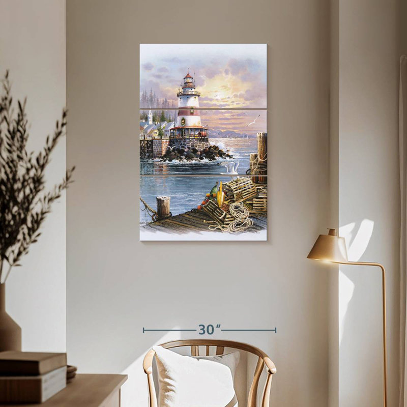 Spring Lighthouse III, 57" H x 36" W