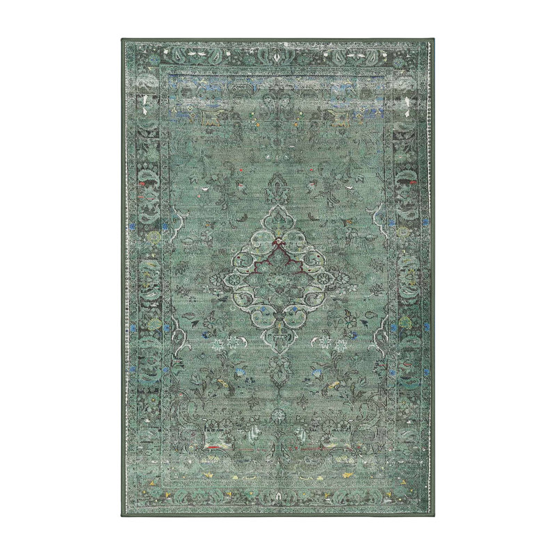 Mckaila Oriental Indoor Rug, Rectangle 7' x 9'