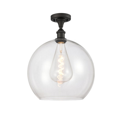 Cindi Glass Semi Flush Mount