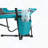 High Back Heavy Duty Lawn Chair – Portable & Collapsible with Cup Holder, Supports 250LBS, Blue-1665976781