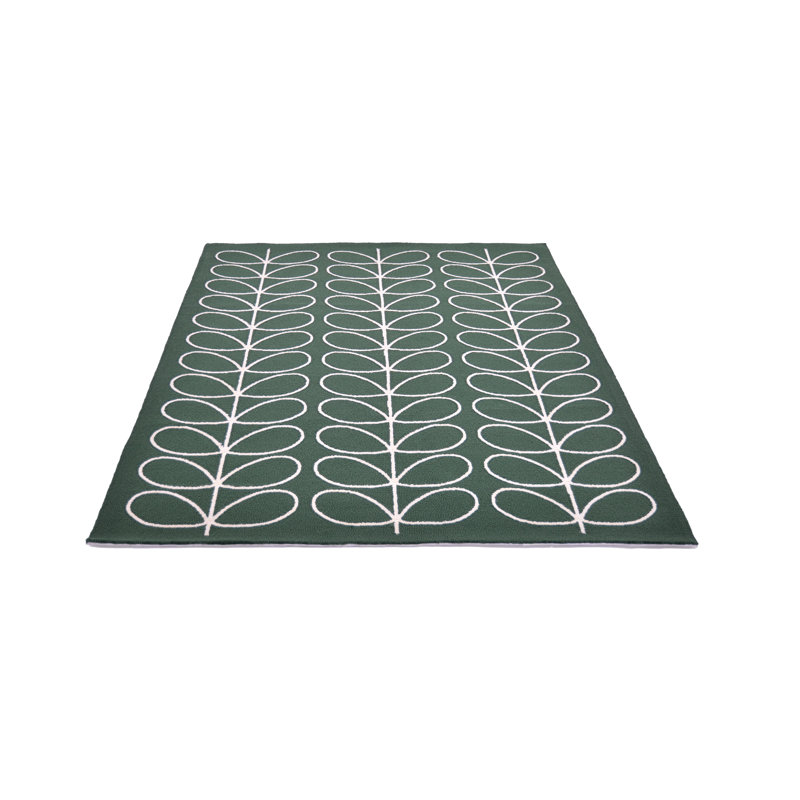 Handmade Floral Area Rug, Rectangle 5'3" x 7'6"