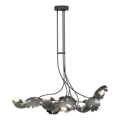 Luminaire suspendu linéaire à 6 lumières pour îlot de cuisine Pangea