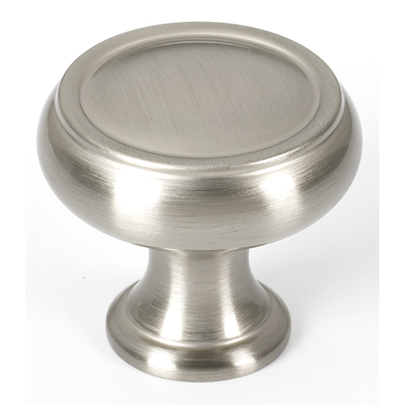 Mushroom Knob, Satin Nickel, 1.25" H x 1.5" W x 1.5" D