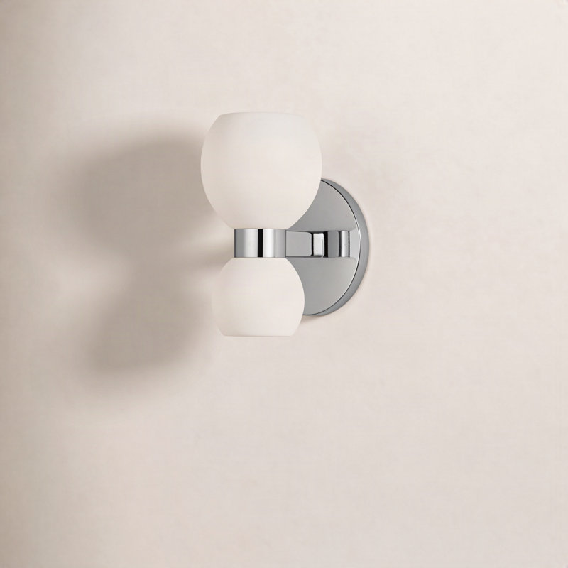 Single Sconce, Polished Nickel