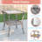 9 Pieces Patio Set with 3-Seater Sofa, PE  Rattan Patio With Thick Cushions and Sturdy Frame-1512158990