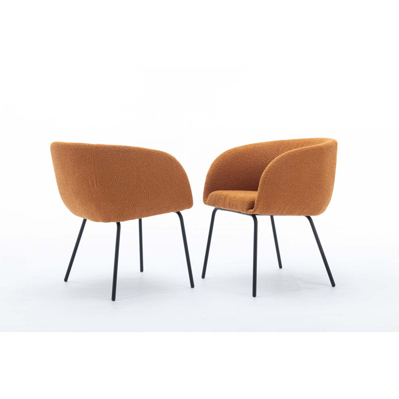Chaises de salle à manger Boucle, 2, Gingembre gingembre