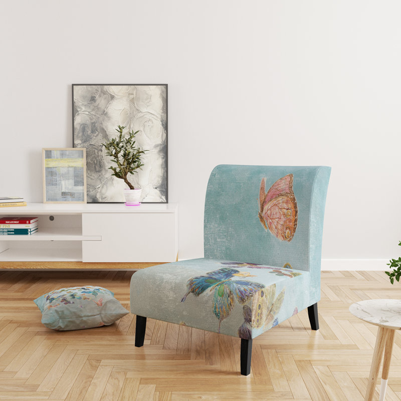 Fauteuil de chambre rembourré Butterflies Dancing I - Wildlife