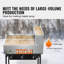Maple Syrup Evaporator Pan 304 Stainless Steel with Valves and Thermometer