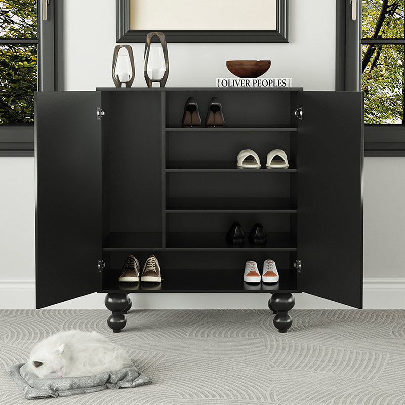 16 Pair Shoe Storage Cabinet