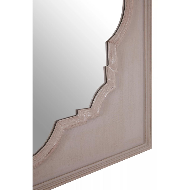 Doorfield Solid Wood Flat Wall Mirror