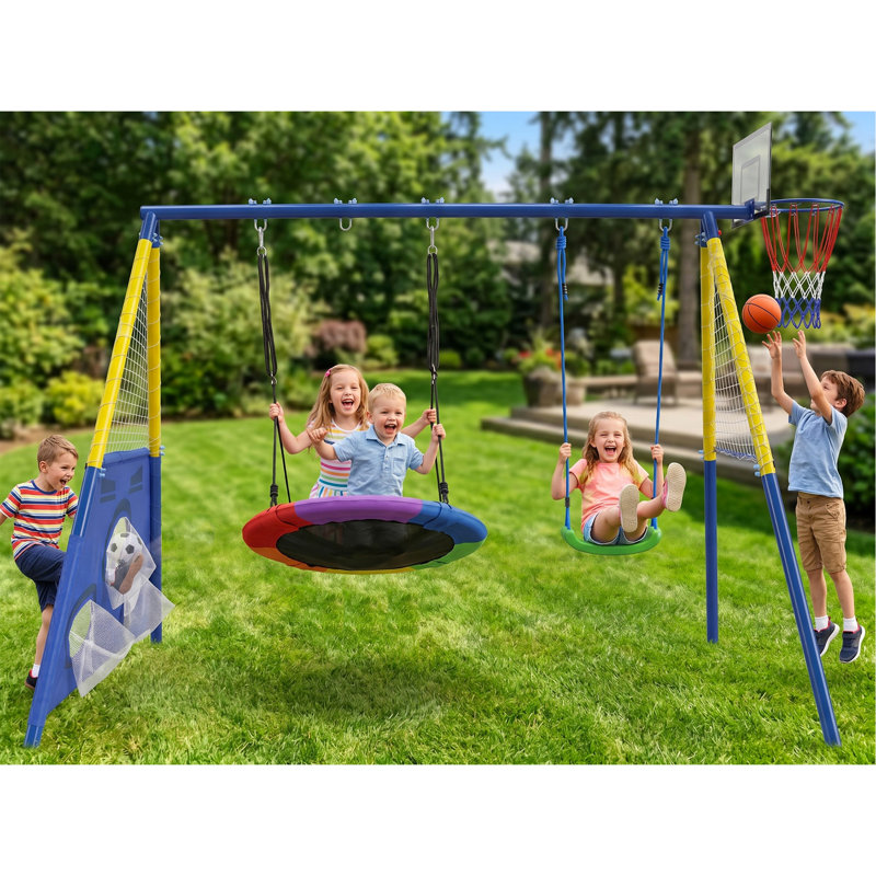 YC saucer swing 40"  -Rainbow