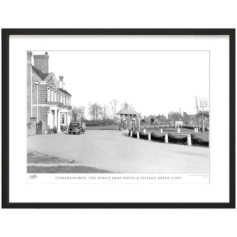 Stokenchurch, The King's Arms Hotel And Village Green C1955 by Francis Frith - Single Picture Frame Print