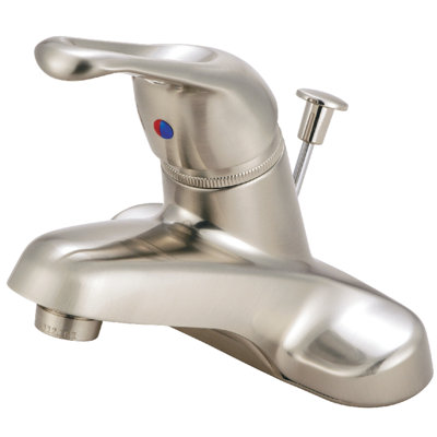 Kingston Brass Wyndham Single-Handle Deck Mount 4" Centerset Bathroom Faucet