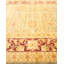 Tapis unique noué à la main or / beige / rouge Sabja 8 pi x 10 pi 10 po Sabja