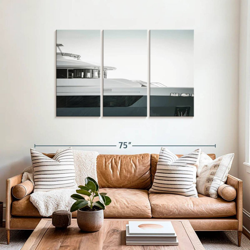 Mehar Superyacht, 36" H x 57" W
