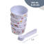 Gobelets en plastique pour 4 personnes