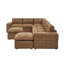 Canapé modulaire de coin avec repose-pieds Sphira-589370298