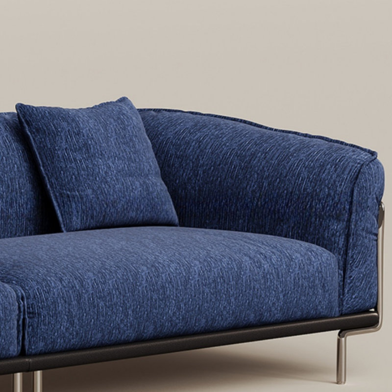 Blue Bauhaus Mid-Century Designer Sofa