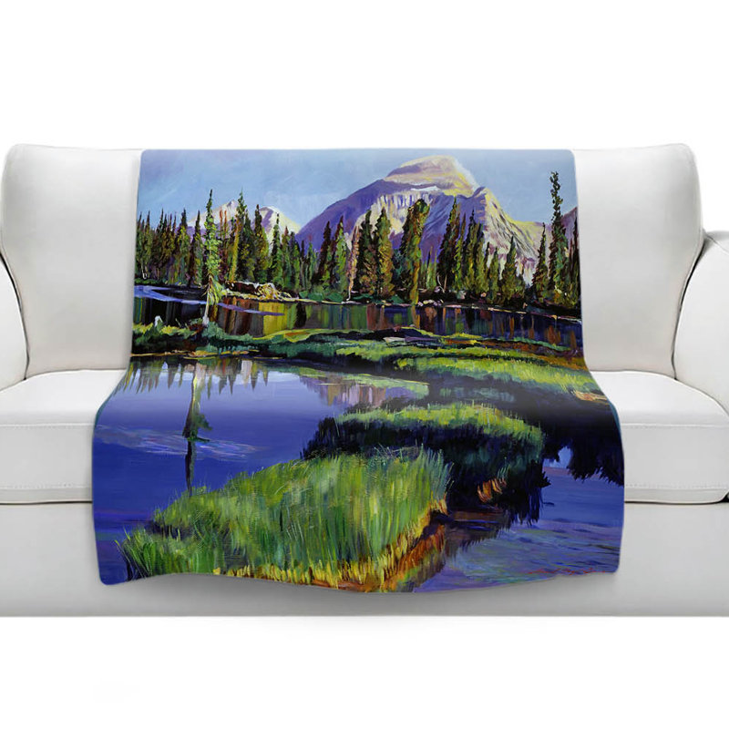 Hand Woven Throw Blanket, 51" x 60"