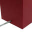 Lampe de table en cuir 21 po avec abat-jour rectangulaire en lin blanc-81096627-105848919-105865462
