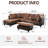 103.5" Upholstered L-Shaped Living Room Sectional-31269332-42074388