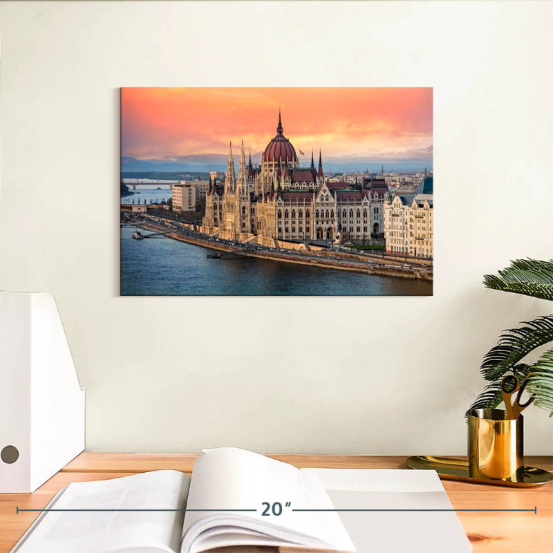 Nicci Hungarian Parliament In Budapest, 8" H x 12" W