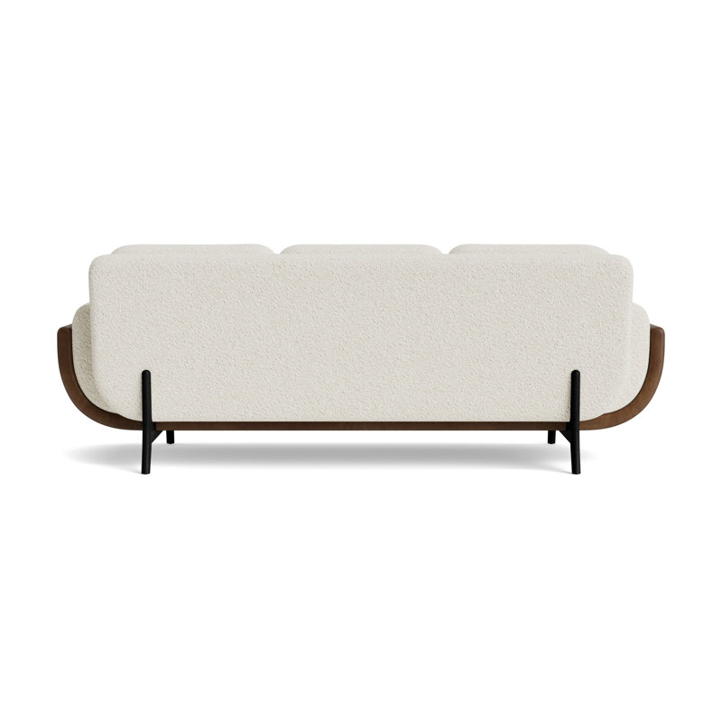 Regatta 90 Sofa, Berber - Cream/Bedford - Tobacco, Black
