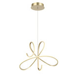 George Kovacs Astor LED Pendant In Soft Gold Finish