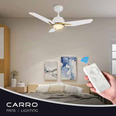 Ventilateur de plafond 44 po avec lumières DEL 
