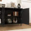 Buffet en bois avec tablettes