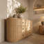 Fitzroy - Commode moderne en acacia naturel