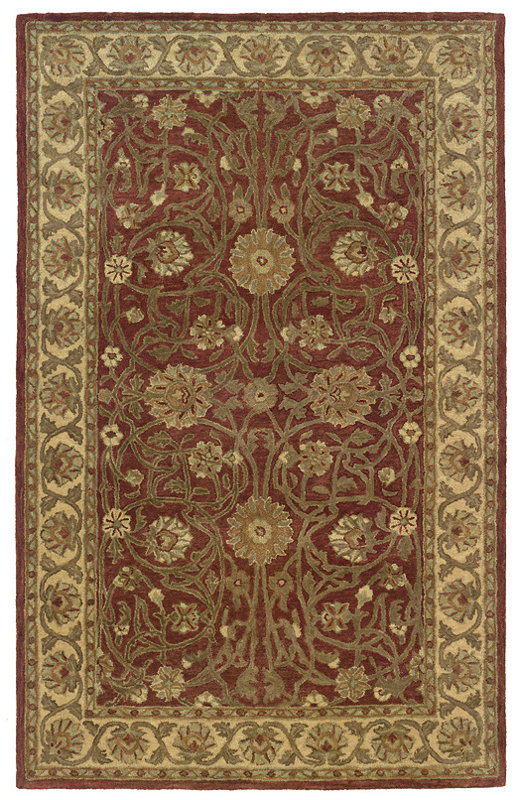 Tapis rouille en laine touffeté à la main Osblek, Rectangle 2 pi x 3 pi